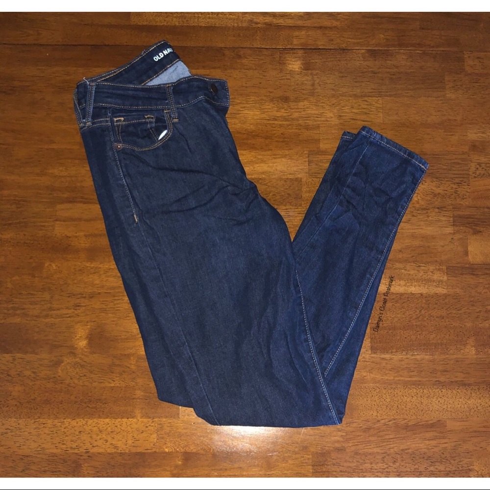 Old Navy High Waisted Dark Jeans
